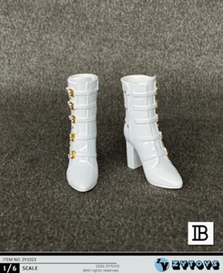 1/6 White Lady Action Figure High Heel Boots by ZY TOYS [ZY-1023B] - Bild 1 von 2