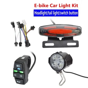 36V/48V E-Bike Headlight & Tail Light Brake Light Turn Signal Horn Switch - Picture 1 of 12