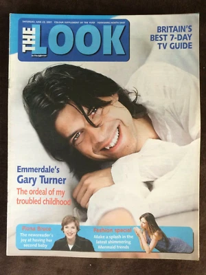 THE LOOK mag 23/06/2001 GARY TURNER Fiona Bruce Suzanne Collins John McEnroe UK - Image 1 of 2