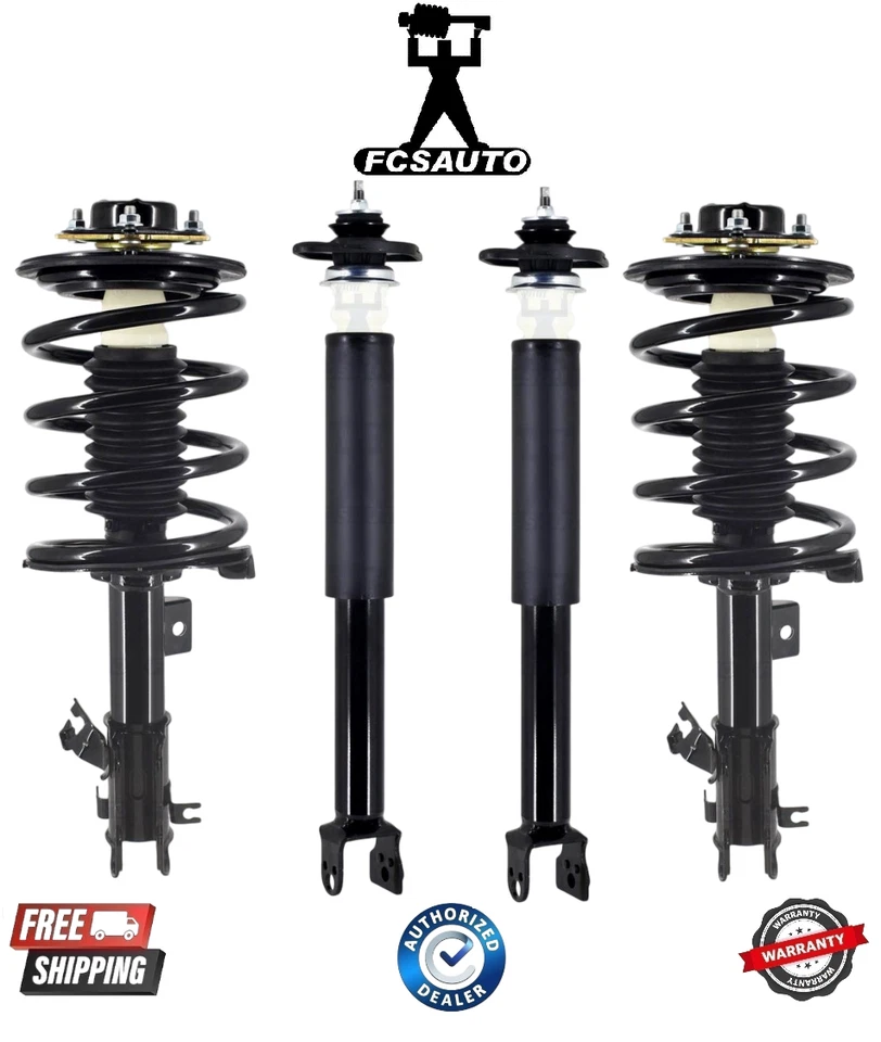 Conjunto completo de muelle helicoidal delantero y amortiguador trasero FCS para Nissan Altima 02-06 Foto 1 de 1