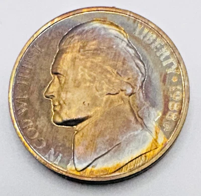1988-S Proof Jefferson Nickel 🔥Toner🔥 - Image 1 of 2