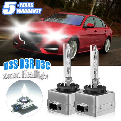 For Jaguar XF 2012-2019 D3S HID 2 Bulbs Headlight Bi-Xenon Replace High/Low Beam - Image 1 of 4