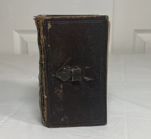 Het Nieuwe Testament Psalmen *1870 New Testament Netherlands Dutch Bible Leather - Bild 1 von 24