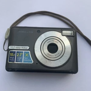 Samsung S1075 10.2MP Digital Compact Camera Zoom 6.3-18.9mm Grey -Tested - Picture 1 of 4