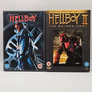 Hellboy / Hellboy 2 - The Golden Army DVD (2009) Ron Perlman,  VGC & Free Post - Picture 1 of 19