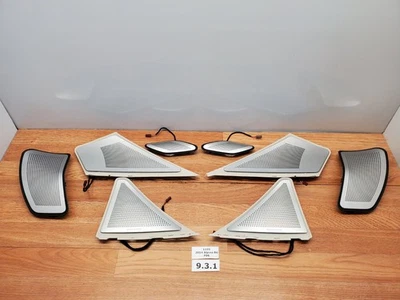 ✅ OEM BMW F06 B6 Puertas traseras delanteras paquete estante altavoz cubierta Bang & Olufsen SET* Foto 1 de 4