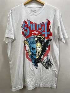 Ghost Band Weiß Kurzarm T-Shirt Limited Print Herren XL 46-48 - Bild 1 von 7