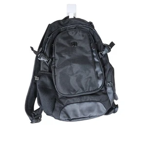 SWISSGEAR 18" schwarz City kompakter Rucksack schmales Profil gepolsterte Tablettasche   - Bild 1 von 11