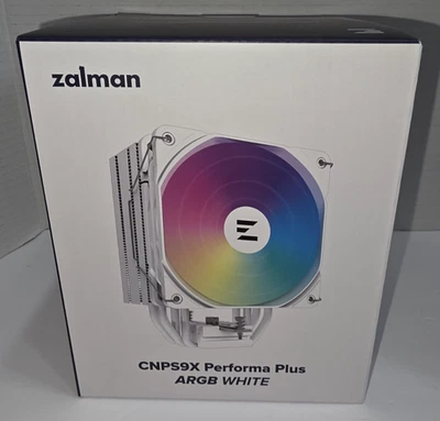 Zalman CNPS9X Performa Plus ARGB White CPU Fan - New in Sealed Box - Image 1 of 4