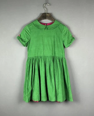 Vestido JACADI PARIS Niñas Verde Pana Manga Corta Talla 12A / 152 cm Foto 1 de 4