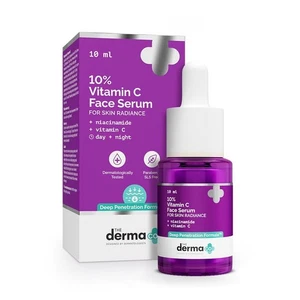 The Derma Co 10% Vitamin C Face Serum with 5% Niacinamide | 10 ml - Picture 1 of 8