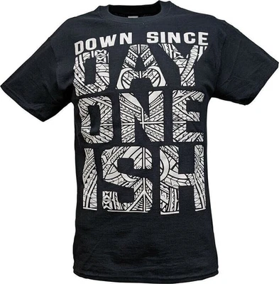 The Usos Down Since Day One Ish Mens Black T-shirt - Image 1 of 2