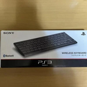 Sony PlayStation PS3 Official Wireless Bluetooth Keyboard UK CECH-ZKB1GB Used - Picture 1 of 10