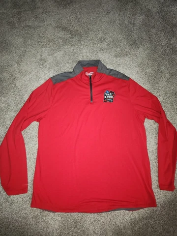 Mens Under Armour NCAA 2018 Final Four Long Sleeve Pullover Sz XL Red Villanova Cover