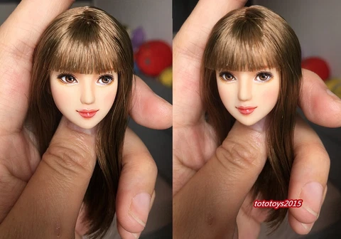 Obitsu 1:6 Lolita Gir Smile Head Sculpt Fit 12'' Female PH UD LD Figure Body Toy Cover