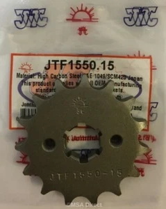 JT 15 Dents Pignon en Acier Pour Yamaha MT125/MT125A (2015 À 2023) - Picture 1 of 2