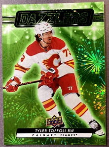 2023-24 Upper Deck Dazzlers Green Parallel #DZ-84 Tyler Toffoli Calgary Flames - Imagen 1 de 1