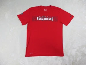 Tampa Bay Buccaneers Shirt Mens Medium Red Athletic Nike Football NFL - Picture 1 of 11