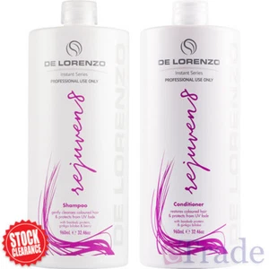 DE LORENZO INSTANT REJUVEN8 SHAMPOO 960ML or CONDITIONER 960ML DELORENZO PACK - Picture 1 of 4