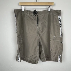 Boardshorts Pelagic Taupe Fisherman Talla 40 Bolsillos de Carga, Spellout, Nailon Natación - Imagen 1 de 7