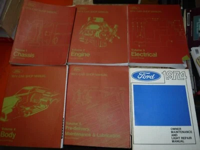 1974 FORD MUSTANG THUNDERBIRD RANCHERO РТУТЬ MONTEGO MARK IV РУКОВОДСТВА ПО ОБСЛУЖИВАНИЮ - Изображение 1 из 4