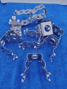 Perchas apilables a presión de 7/8" NUEVO 10 paquetes acero inoxidable soporte de telecomunicaciones SSH-78 - Imagen 1 de 3