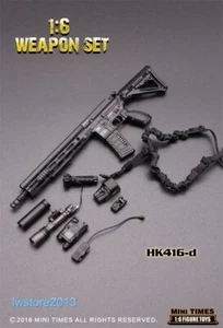 Mini Times Toys 1:6 HK416D rifle de asalto arma pistola para figura de acción masculina de 12"" - Imagen 1 de 4