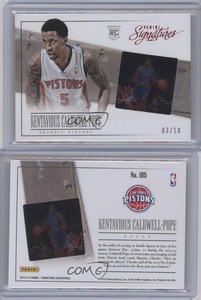 2013-14 Panini Signatures Film Red /10 Kentavious Caldwell-Pope #185 Rookie RC
