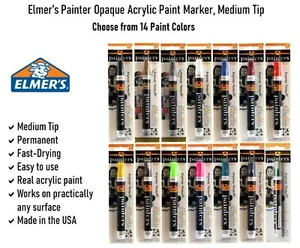 Elmer's Painters Acrylic Paint Marker, Blister Carded, Medium Tip - Picture 1 of 16