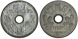 Test 20 Cents Lindauer 1941 PCGS Sp Genuine Gem-51.3 - Ma - Picture 1 of 2