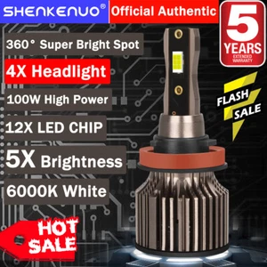 For Nissan Sentra 2013-2018 2019 Combo 6000K LED Headlight Bulb High Low Beam Q7 - Foto 1 di 18