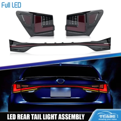 LED Tail Lights Assembly for Lexus GS350 GS450h GSF 2012-2020 Smoked Rear Lamps Foto 1 de 4