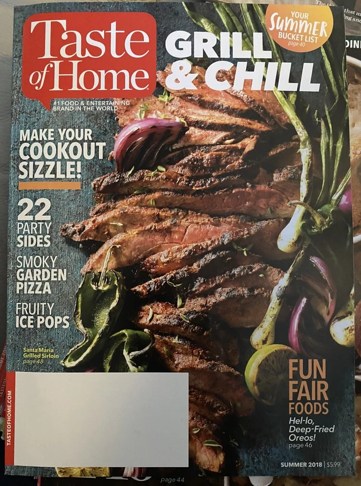 TASTE OF HOME  MAGAZINE. Summer, 2018 - Image 1 of 1