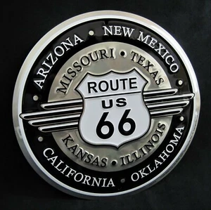 Route 66 Blechschild 30,5 cm US Straßenschild Deko Garage Küche Diner Rockabilly - Bild 1 von 1