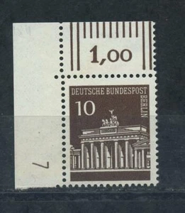 Berlín 286 DZ 7, marca de impresora Puerta de Brandeburgo 1966, **. #v940 - Imagen 1 de 1