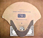 VINTAGE 1923 Advertising Hand Fan STEIN BROS Cash Store Hastings Nebraska Sign
