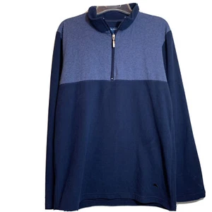 tommy bahama pullover mittelblau 1/4 Reißverschluss  - Bild 1 von 6