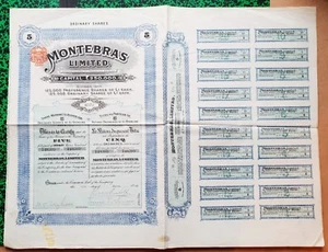 Dépt 23 - Montebras - Ste Anglaise Exploitant Des Mines d'Etain en Creuse 1908  - Picture 1 of 1