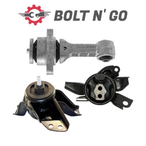 3PCS Engine Motor, Trans & Torque Strut Mount Fits Kia Soul 14-19  2.0L - Picture 1 of 10