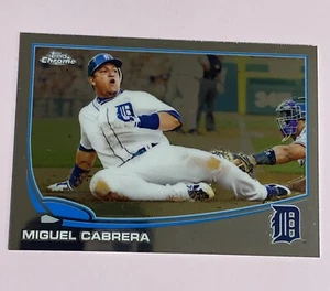 2013 Topps Chrome MIGUEL CABRERA #100 Detroit Tigers - HOF - Picture 1 of 5