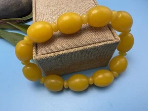 Authentic antique amber bead bracelet, 25g, natural Baltic amber - Picture 1 of 7