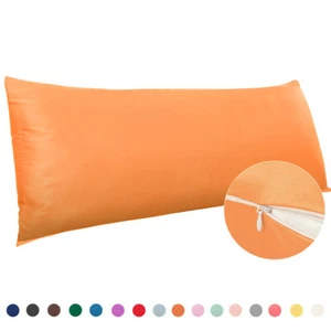 Body Pillow Cover Ultra Soft Comfy Pillow Case Zippered Washable 54 x 20 inches - Picture 1 of 57