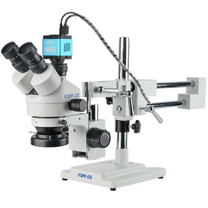 KOPPACE 4K HD Electron Microscope 3.5X-90X Trinocular Continuous Zoom Microscope - Picture 1 of 11