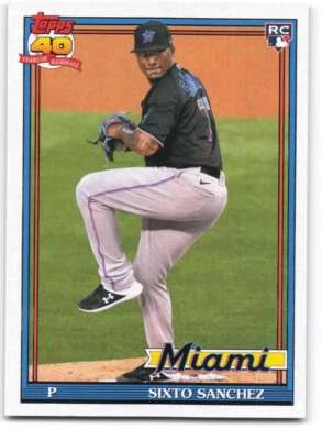 SIXTO SANCHEZ RC 2021 Topps Archives #188 ROOKIE Marlins MLB ID:51552 - Image 1 of 2