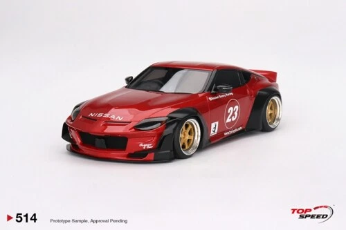 TOP SPEED 1/18 NISSAN FAIRLADY Z (RZ34) PANDEM PASSION RED TS0514 - Image 1 of 1
