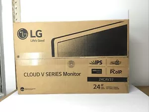 LG 24CAV37K-B 24" IPS LED Monitor Zero Client Cloud V Series - Picture 1 of 2