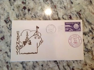 Navy FDC First Day Cover: 1962 USS Boston WWII Baltimore Class Heavy Cruiser - Picture 1 of 4