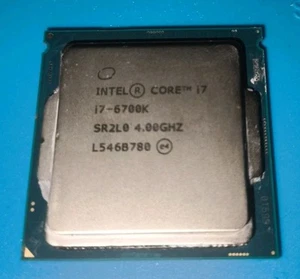 Intel Core i7-6700K CPU Processors 4.0GHz (Turbo 4.2GHz) Quad Core LGA1151 SR2L0 - Picture 1 of 1