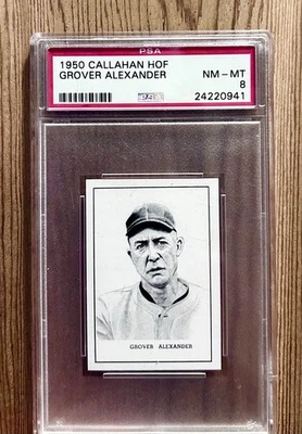 *Grover Alexander*Callahan Hall of Fame*1950-56 * PSA 8* MINT-N MINT* Nice Card! - Image 1 of 3