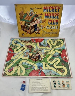 1955 Mickey Mouse Club Game In Disneyland by Whitman Complete in Good Condition - Image 1 of 4
